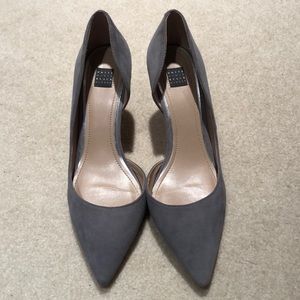 WHBM Ella Ashe Suede Shoe with Paton Leather Heels